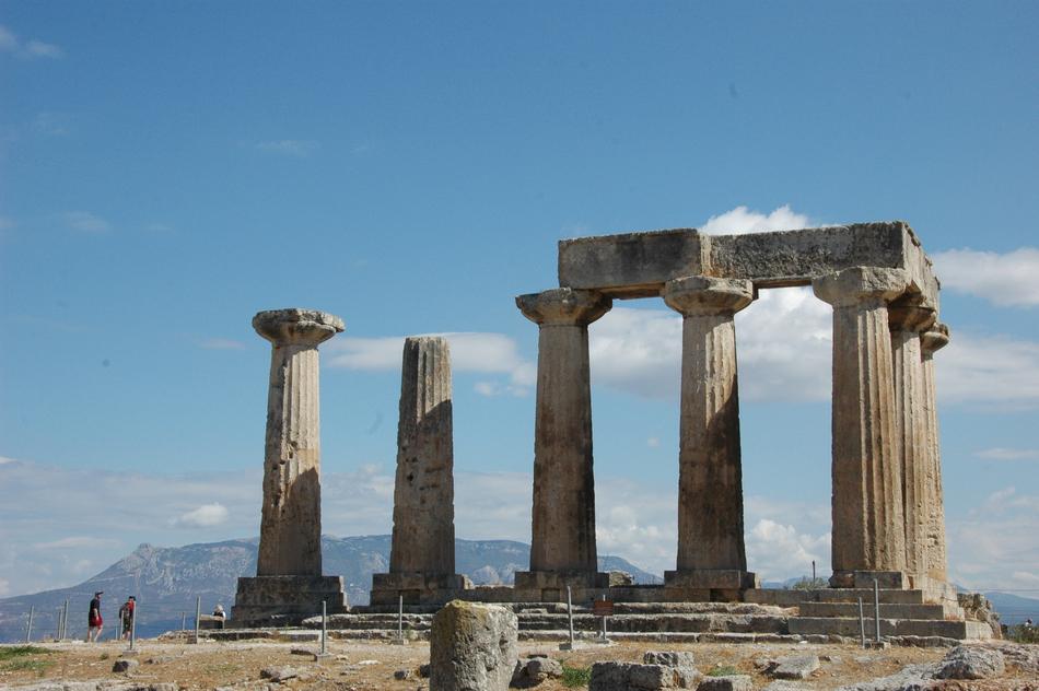 Archaological Site Of Corinth And Temple of Apollo