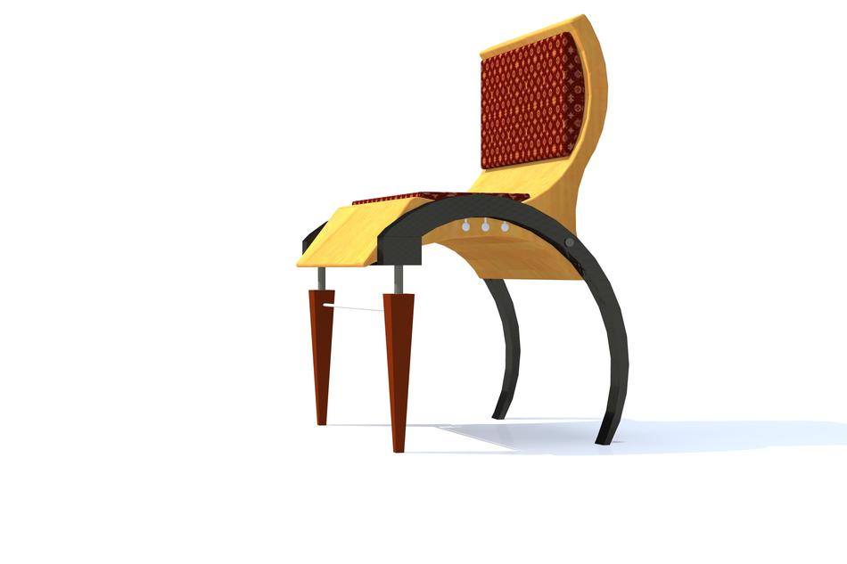 chair straw furniture stand