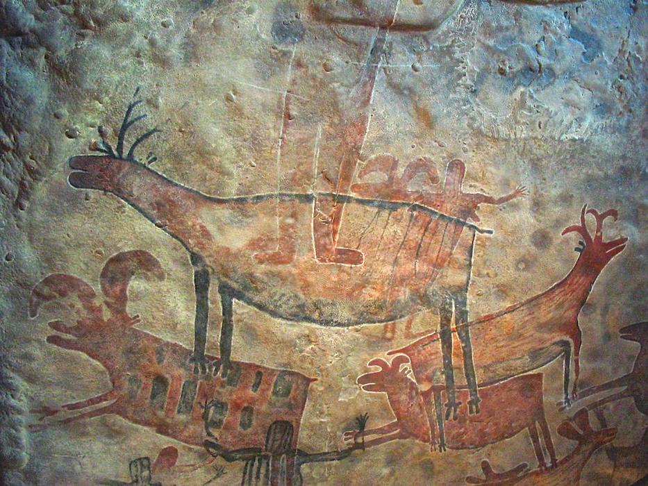 Cave Paintig Prehistoric Rupestral