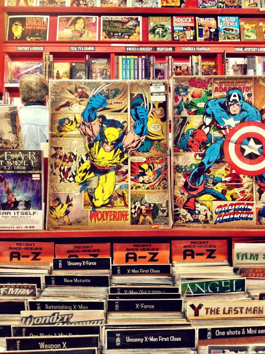 Superhero Comics shop