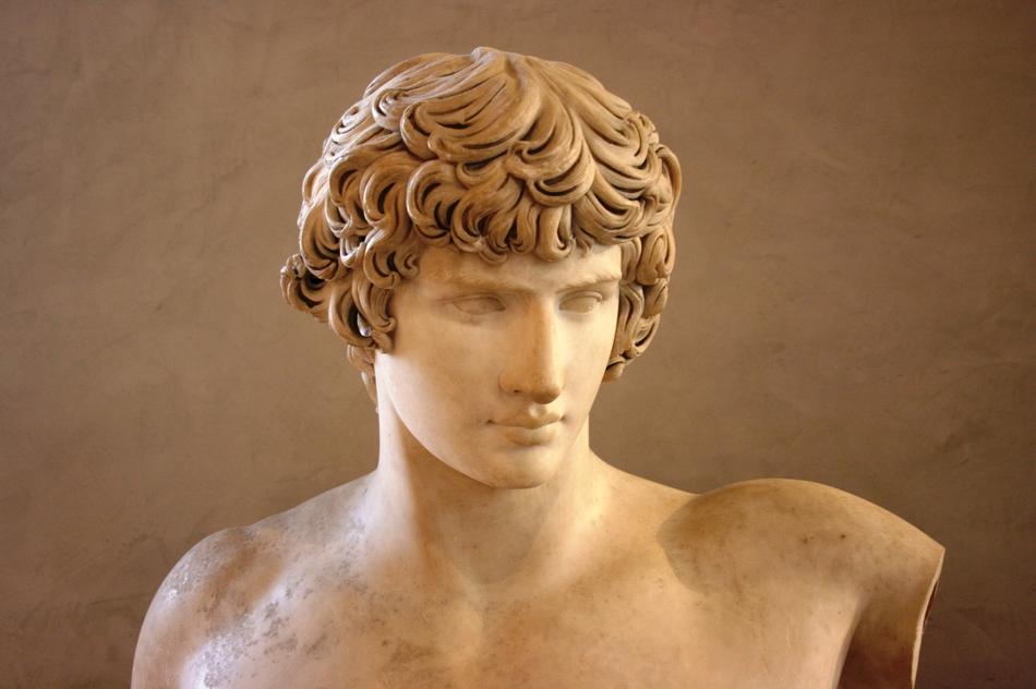 Antinoo Sculpture Marble