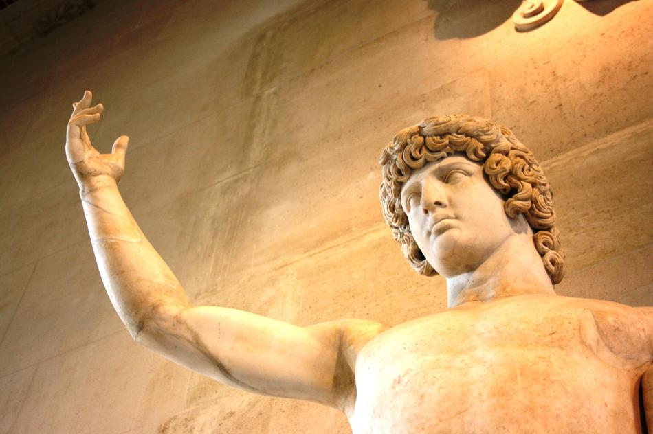 Antinoo Sculpture Marble