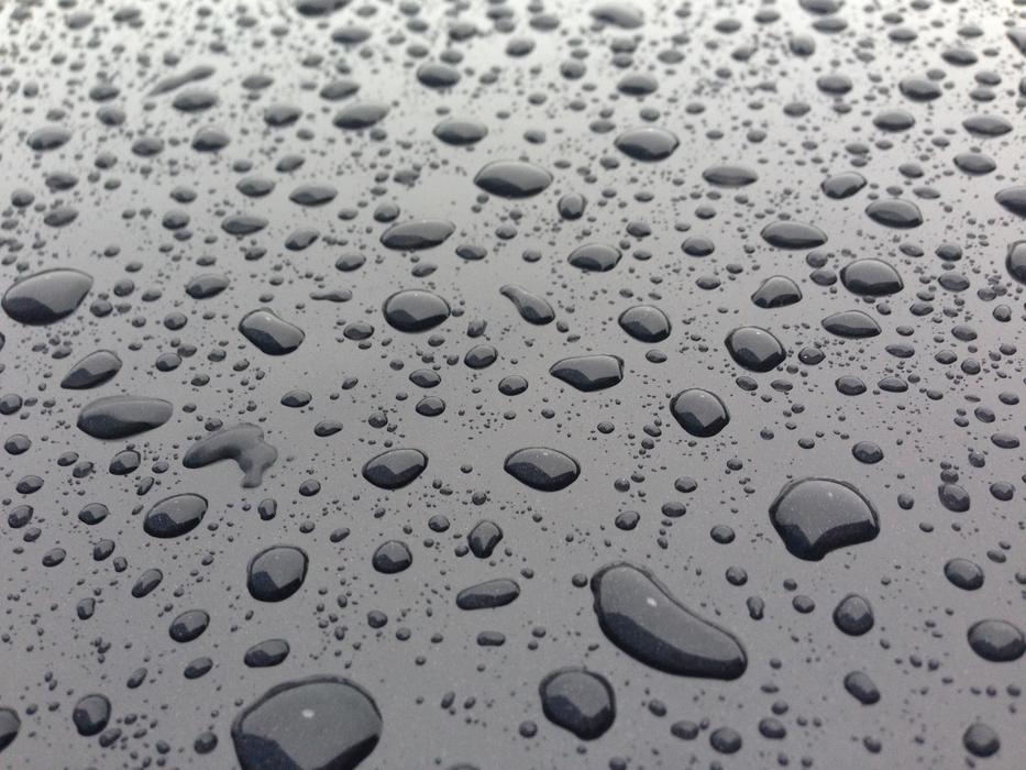 Drops of Rain on glass background
