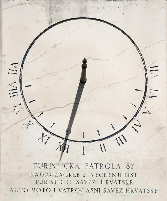 Sundial Lunch clock