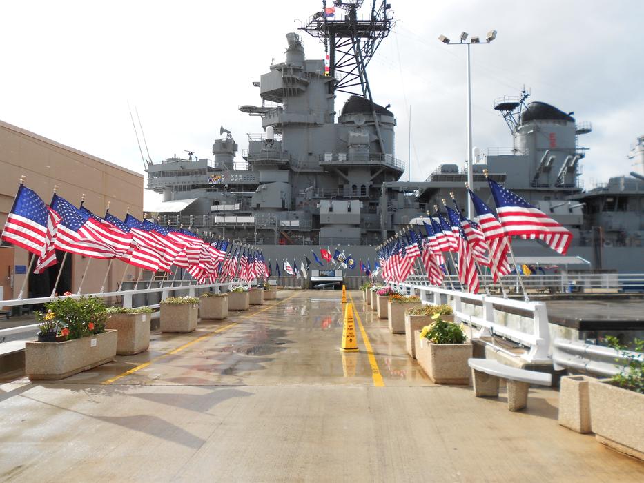 Pearl Harbour Ship in usa