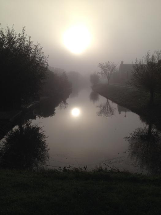 Fog Sun Water