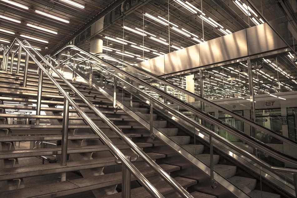 Stairs Rotterdam Station
