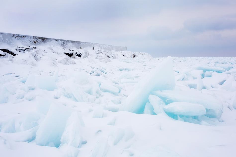 Lake Huron Frozen Ice free image download