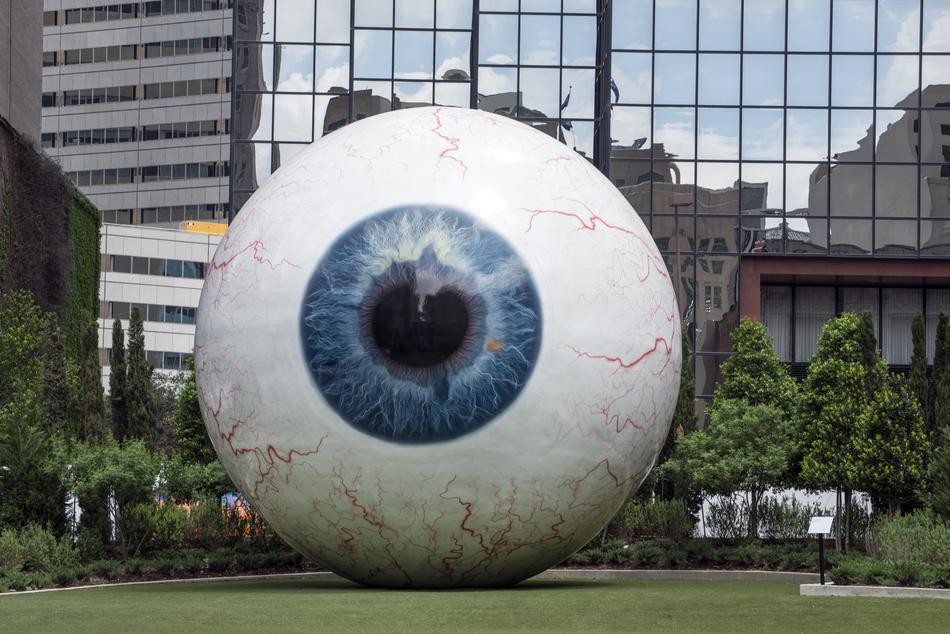 Giant Eyeball Enormous sculpture