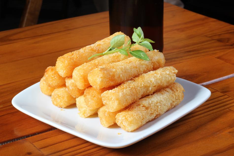 Cassava cheesy Fries