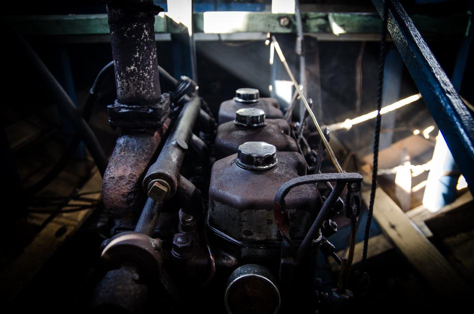 Engine of fisherman Boat