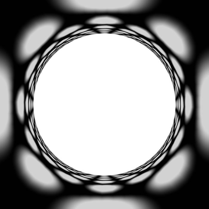 round district hole aperture tube