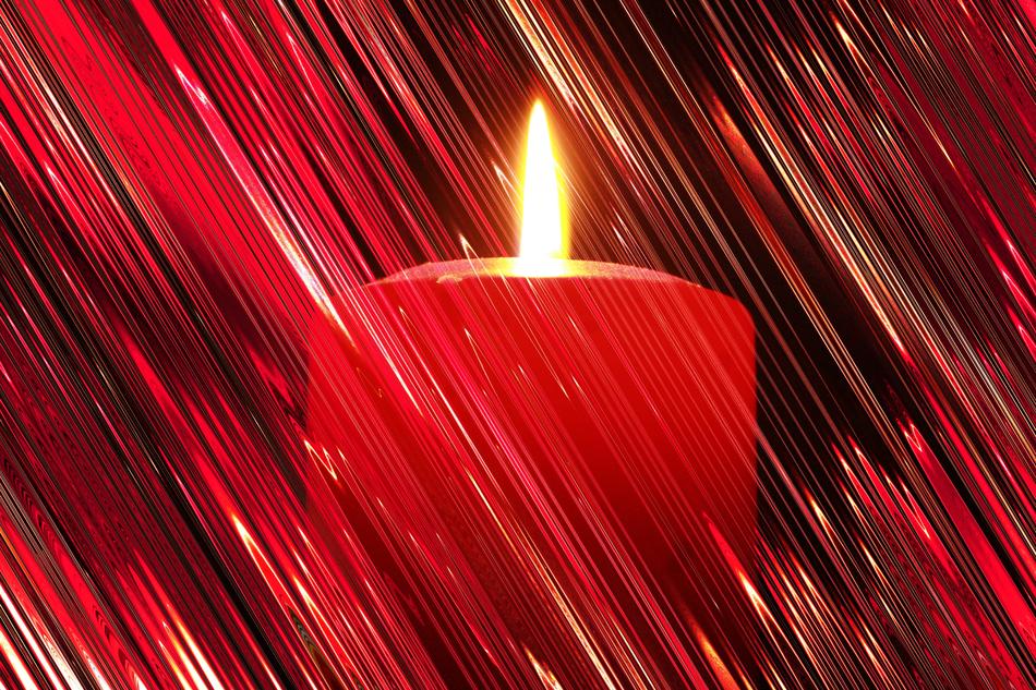 candle christmas stripes lines