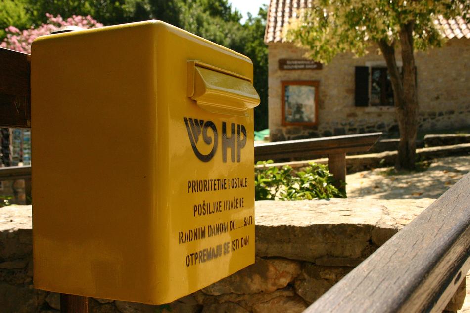 yellow Letter Mailbox