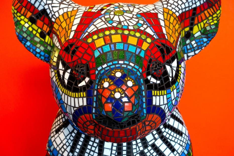 Koala Mosaic Colourful