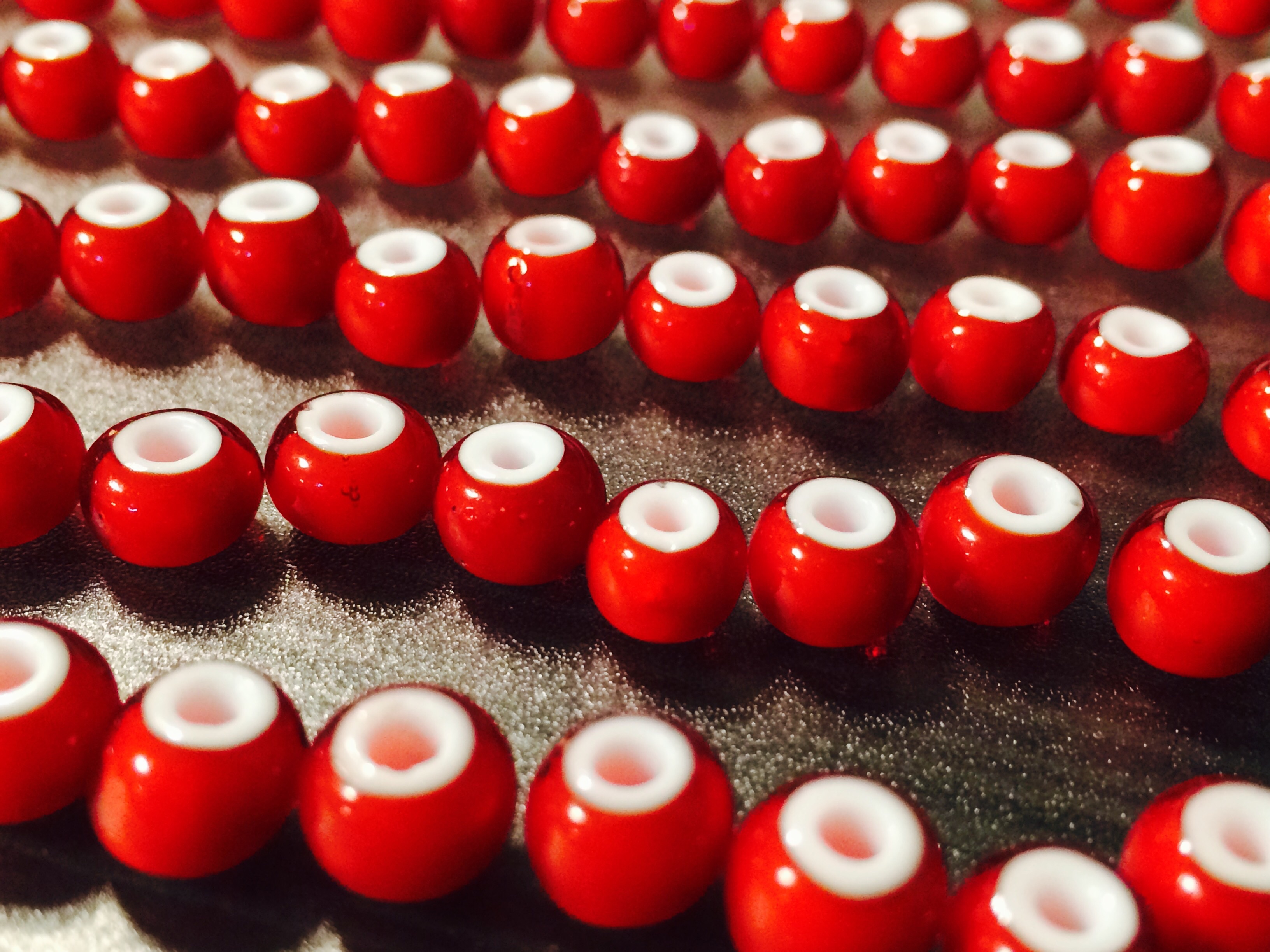 Red and White Beads free image download