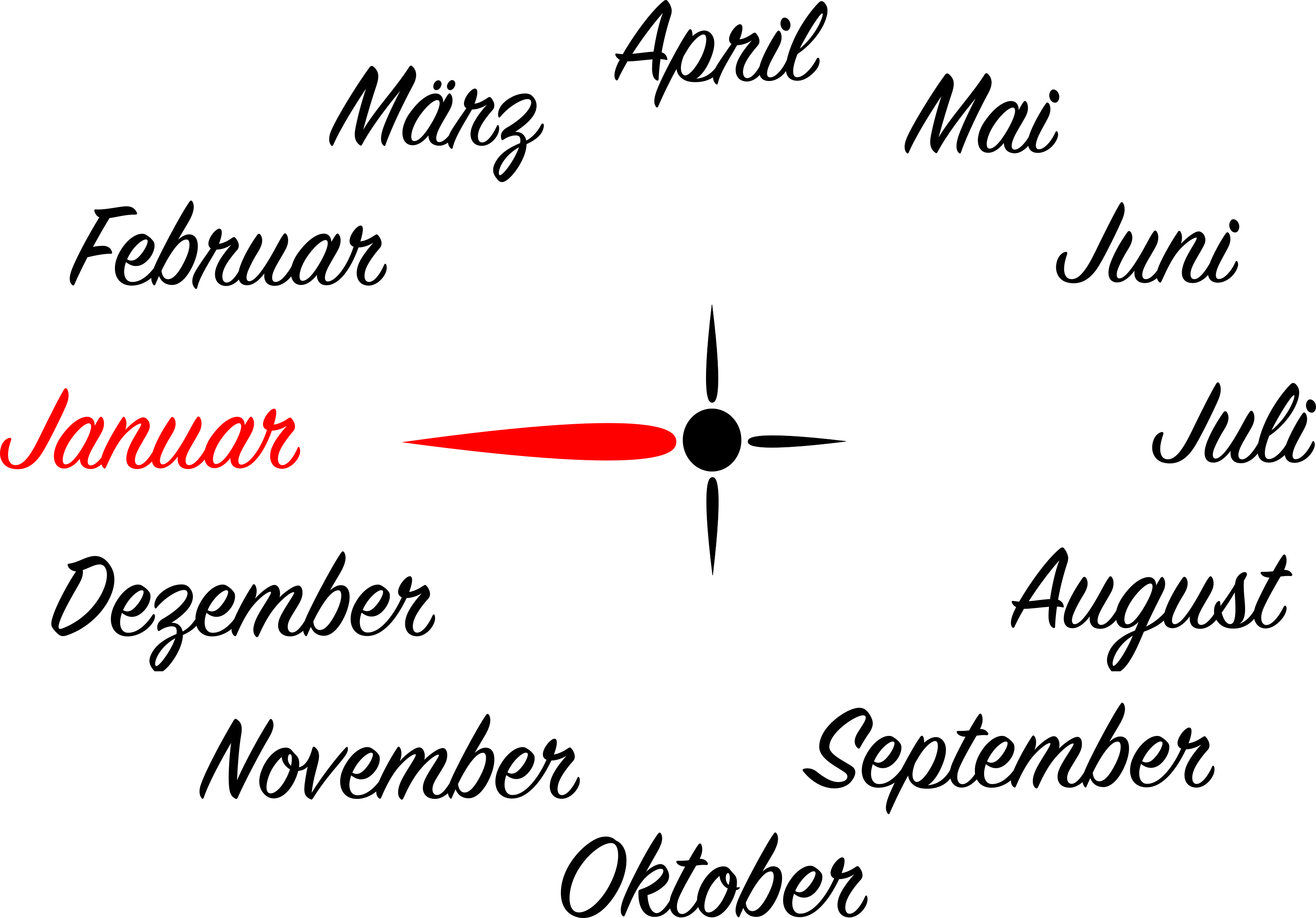 Round Year Calendar