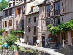 Village Conques Medieval