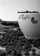 Tastes Beans in Coffee cup