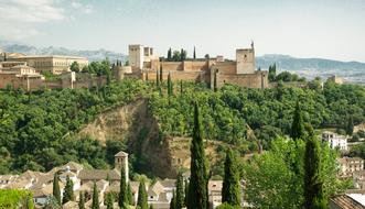 Spain Andalusia Grenade historic castle