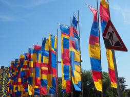Flags Blow Flutter Commemorative