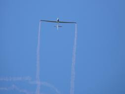 Glider Aircraft Stunt Smoke