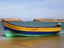 old Boat On The Sea beach