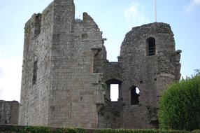 Raglan Castle Ruin