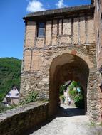 Village Conques Medieval