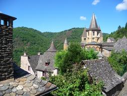 Village Conques Medieval