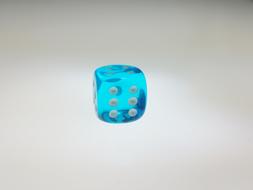 Cube Blue Luck