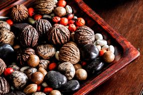 Nuts Grain Abstract