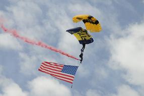 Parachute Flag Usa American