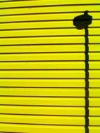 Lamp Shadow on Yellow wall