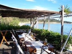 beach restaurant tropical