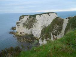 England Rocky Coast white cliff