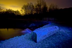 River Bridge Night