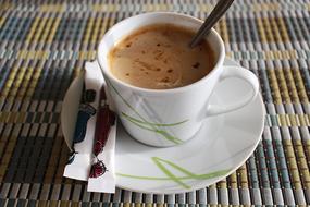 Packaging sugar and coffee