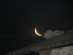 Moon Waning Sky