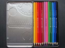 Colored Pencils Sheet Metal Box
