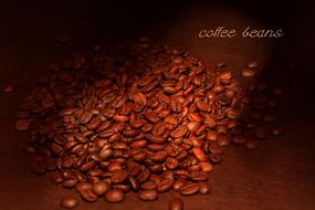 background of aromatic roasted grains
