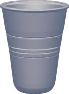 glass plastic cup