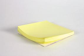 yellow Cards Notes Stickers