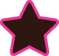 star pink brown