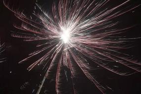 The Night Sky Fireworks