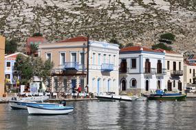 Greece Islands town port