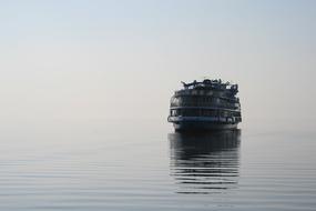 large ship sailing the sea