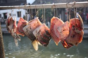 China Fish Market Dried