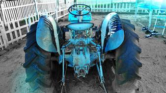 Tractor Blue