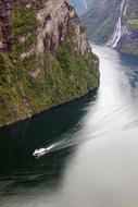 Geirangerfjord Norway Post Ship